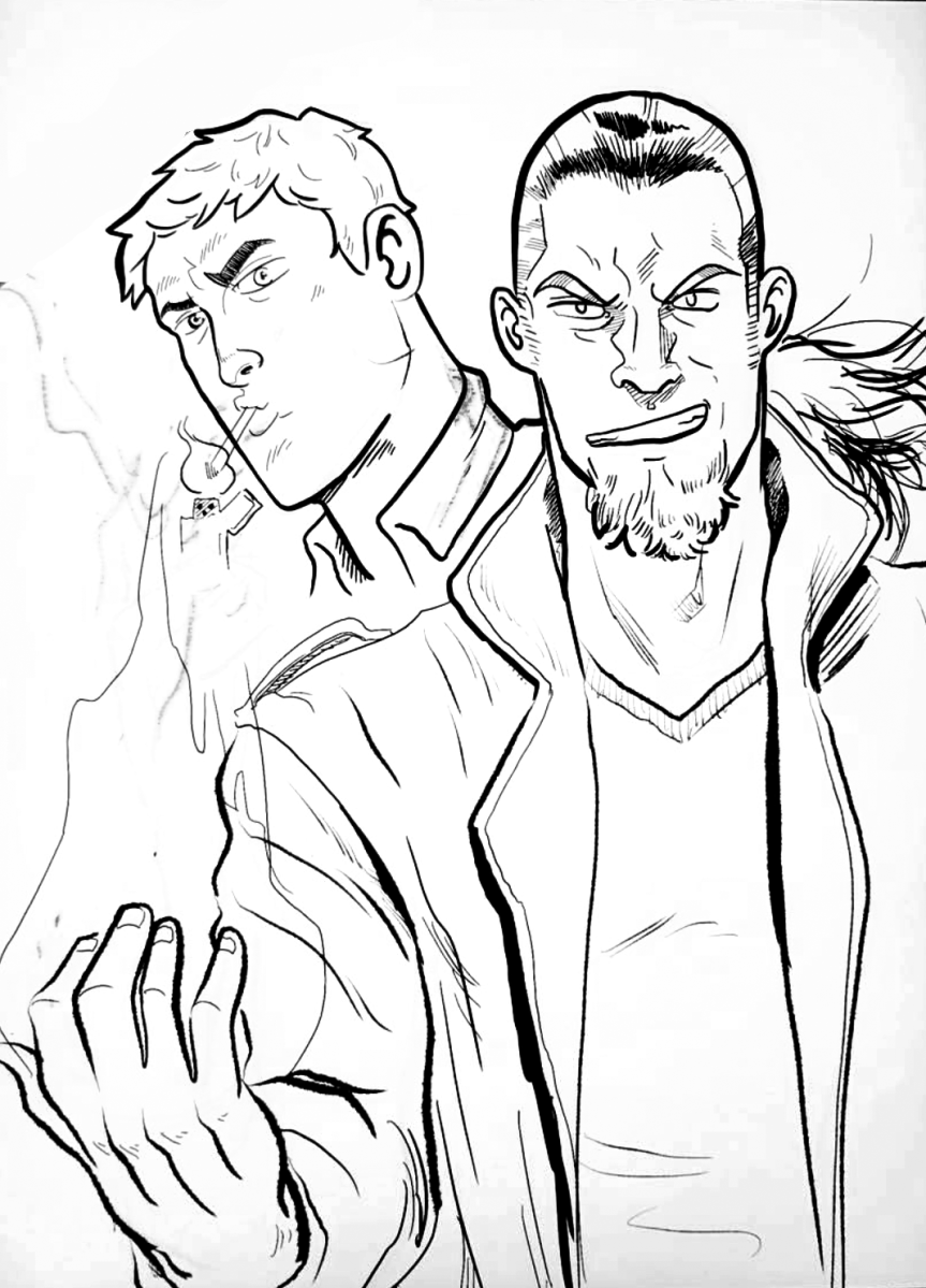 Phin and William by Calvin