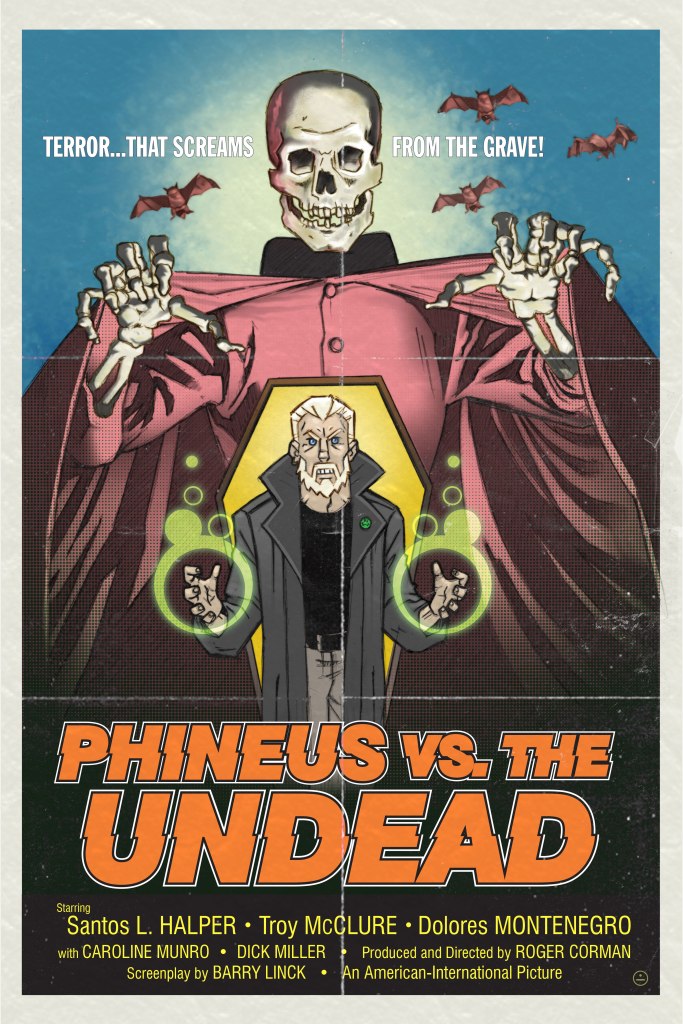 This is a wonderful piece of fan art I got from Al Fukalek (of The Specialists ) for an art trade Collective of Heroes is doing for Halloween.